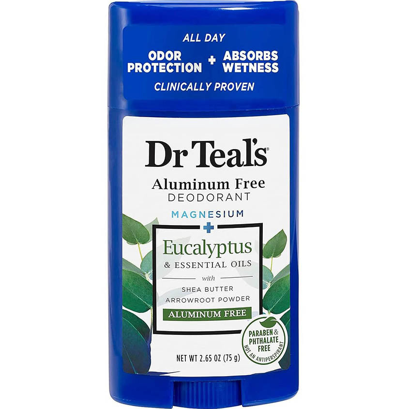 DR TEAL'S EUCALYPTUS 48H-ALUM FREE DEO STICK 75 GM