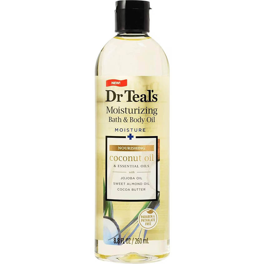 DR TEAL'S COCONUT MASSAGE BATH OIL 260ML