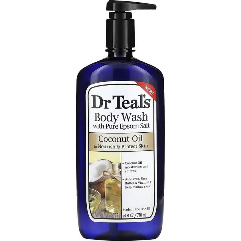 DR TEAL'S COCONUT OIL BODY WASH 710 ML