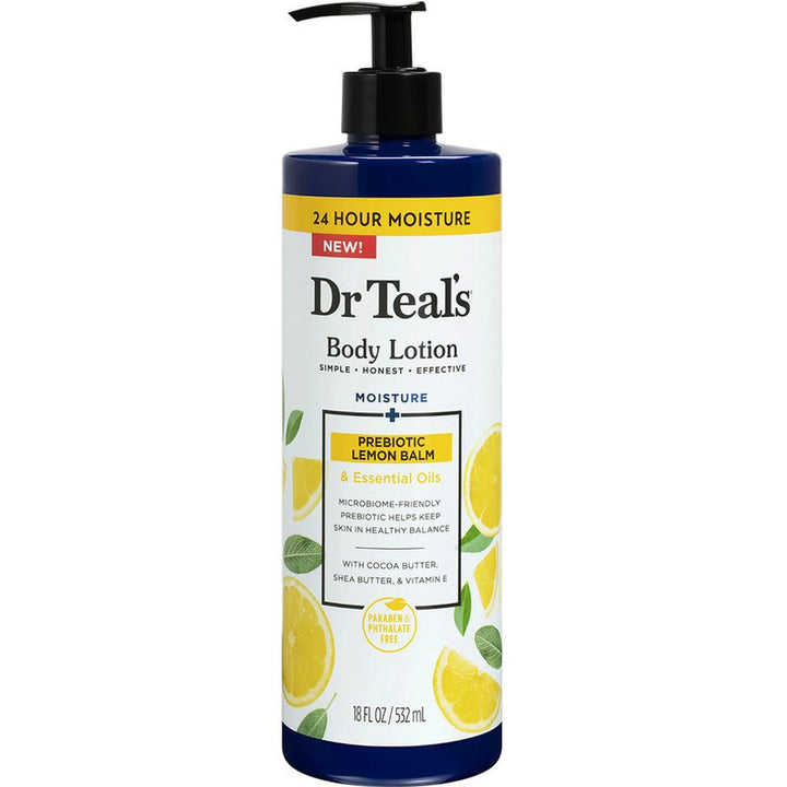 DR TEAL'S PREBIOTIC LEMON BALM & SAGE LOTION - 532ML