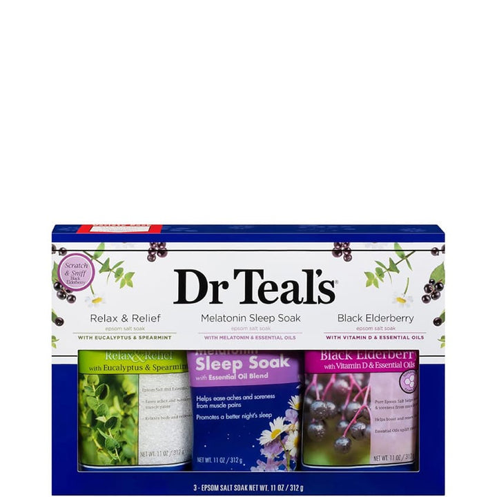 DR TEAL'S EUC/MEL/BE 11OZ SALT SET NAT'L X22