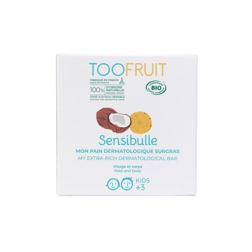 TOOFRUIT SOAP SENSITIVE SKIN COCONUT-PINEAPPLE 3+ 85G