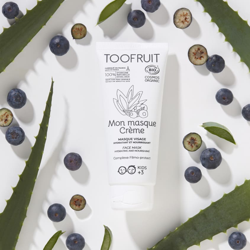 TOOFRUIT NOURISHING FACE MASK BLUEBERRY-ALOE 3+ 100ML – free delivery