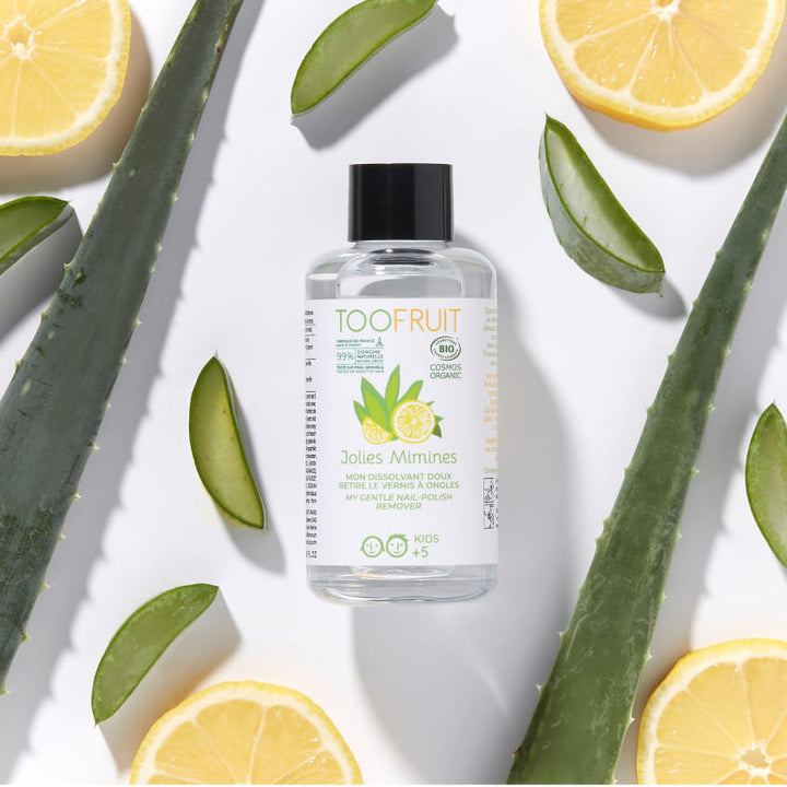 JOLIES MIMINES NAIL POLISH REMOVER LEMON-ALOE-VERA 5+ 100ML