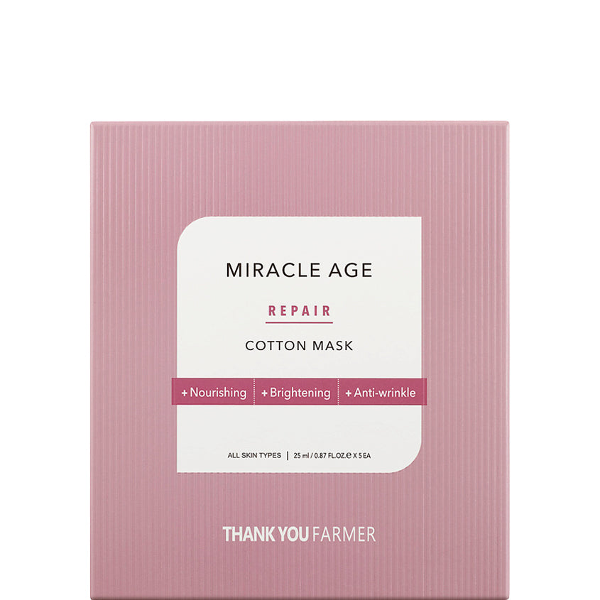 THANK YOU FARMER MIRACLE AGE REPAIR COTTON MASK 25ML