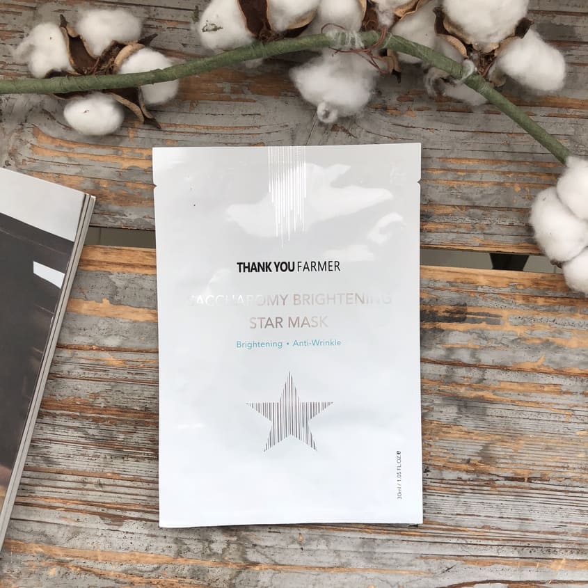 THANK YOU FARMER SACCHAROMY BRIGHTENING STAR MASK 30ML – free delivery