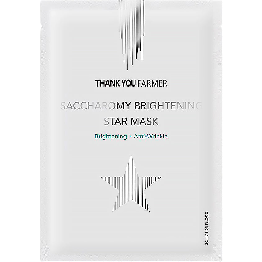 THANK YOU FARMER SACCHAROMY BRIGHTENING STAR MASK 30ML – buy online