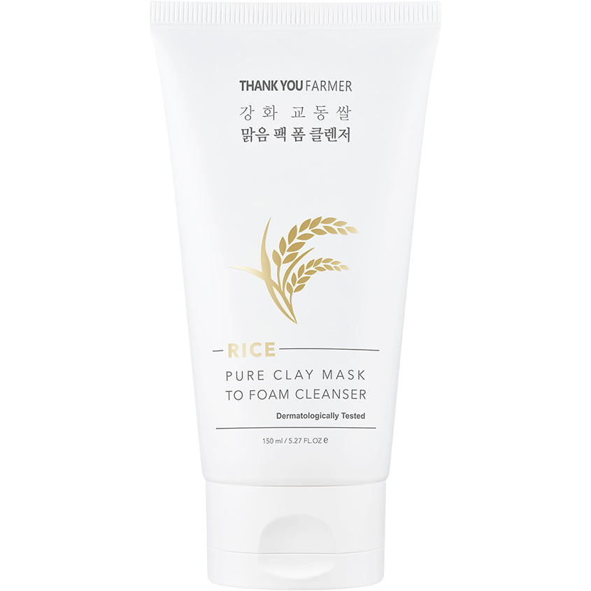 THANK YOU FARMER CLAY MASK TO FOAM CLEANSER 150ML