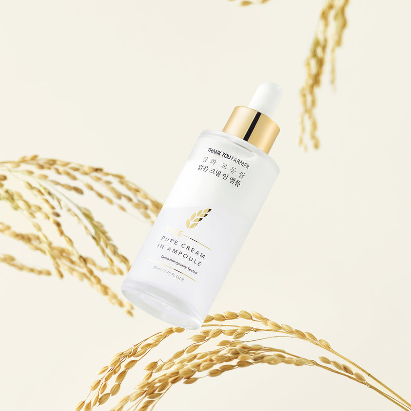 THANK YOU FARMER Rice Pure Cream In Ampoule 50ml – توصيل مجاني