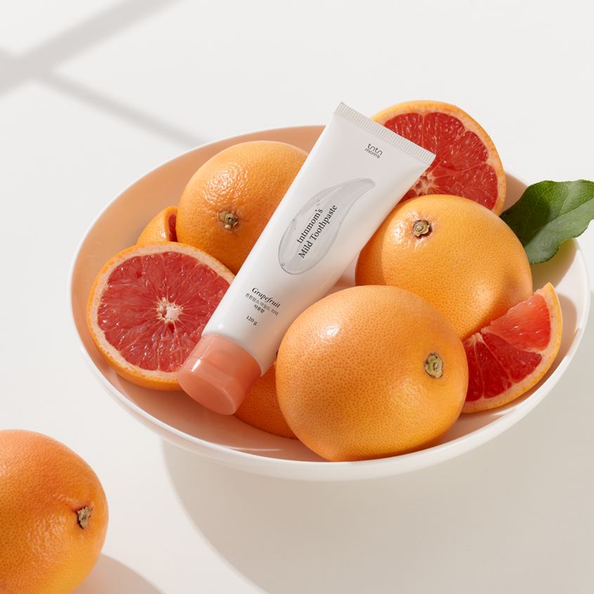 TNTNMOM'S Natural Toothpaste For Pregnant Grapefruit 120g – صورة 6