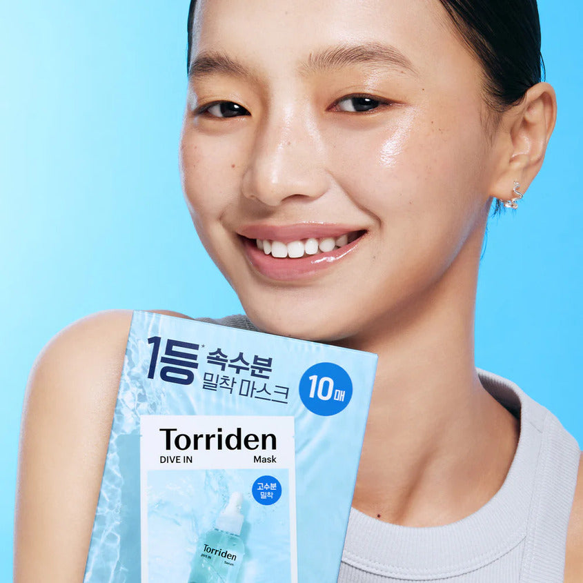 TORRIDEN DIVE-IN LOW MOLECULAR HYALURONIC ACID MASK PACK, 27 ML * 10 PCS – free delivery