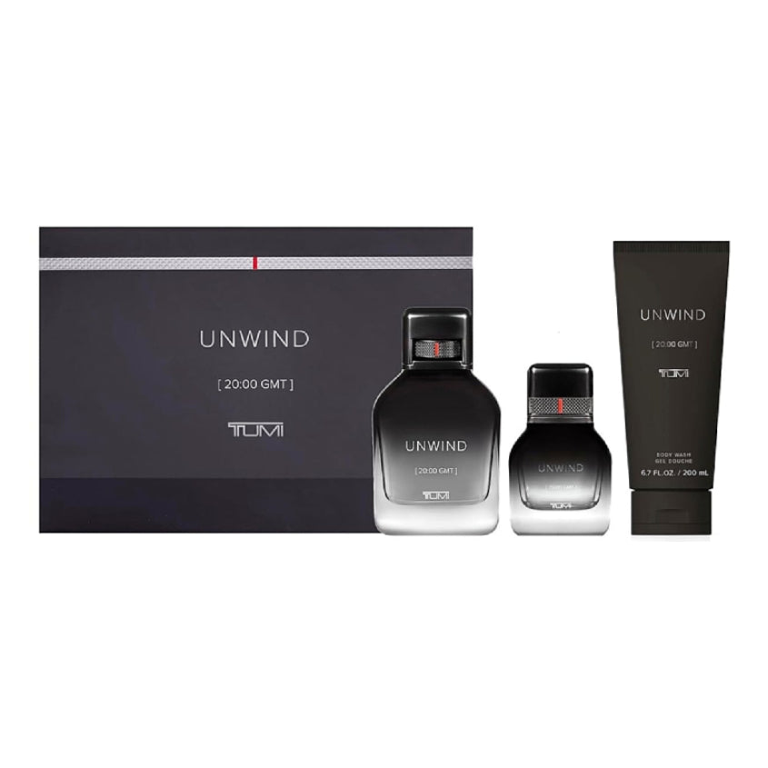 TUMI UNWIND SET (UNWIND EDP 100 ML + UNWIND EDP 30 ML + SHOWER GEL 200 ML)