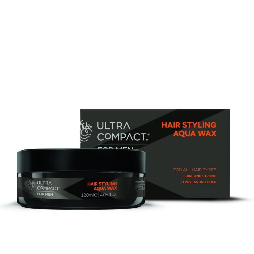 ULTRA COMPACT FOR MEN HAIR STYLING AQUA WAX 120 ML