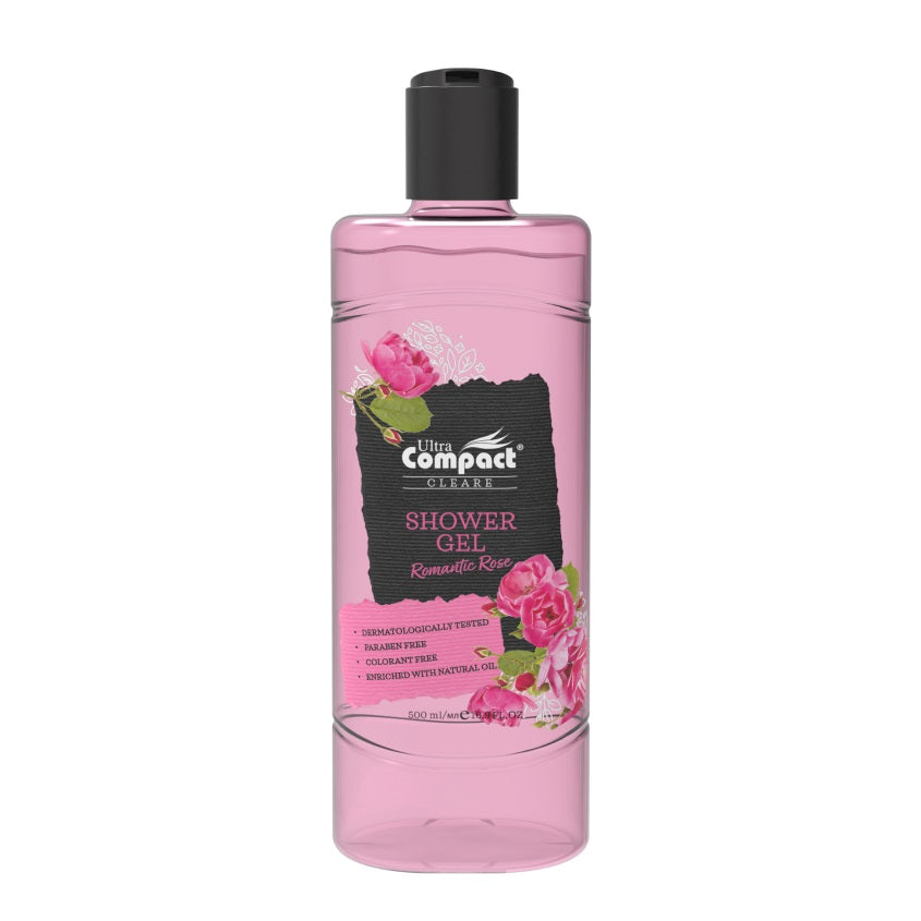ULTRA COMPACT CLEARE SHOWER GEL ROMANTIC ROSE 500 ML
