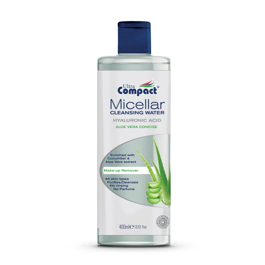 ULTRA COMPACT MICELLAR MAKE-UP CLEANSING WATER WITH ALOE VERA 400 ML  