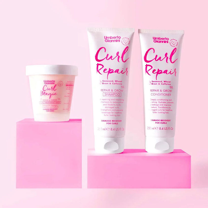 UMBERTO GIANNINI CURL REPAIR MASK 210ML – free delivery