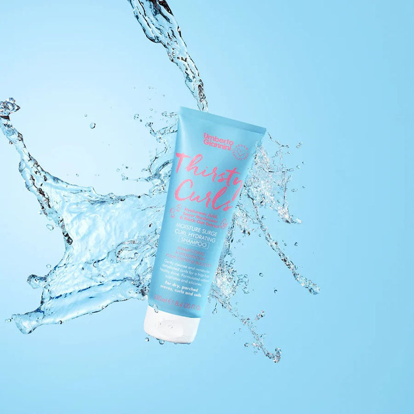 UMBERTO GIANNINI THIRSTY CURLS MOISTURE SURGE CURL HYDRATING SHAMPOO 250ML – buy online