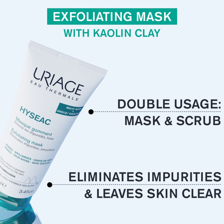 Face masks URIAGE HYSEAC EXFOLIATING MASK 100 ML