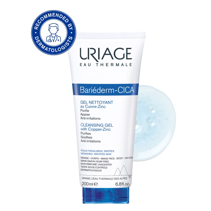URIAGE Bariederm Cica-Cleansing Gel With Cu-Zn
