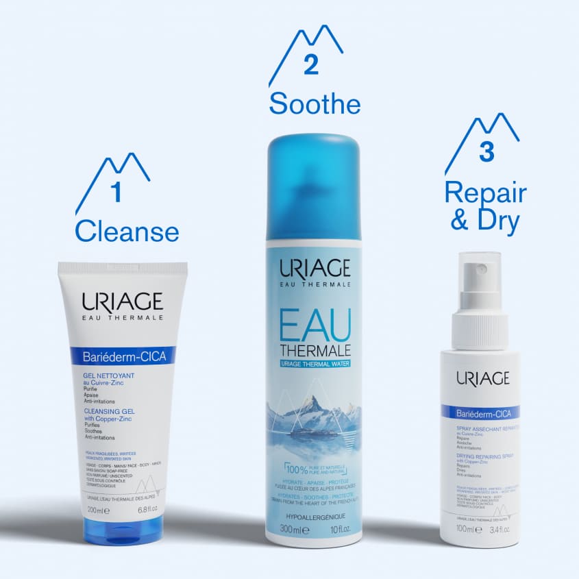 URIAGE Bariederm Cica-Cleansing Gel With Cu-Zn