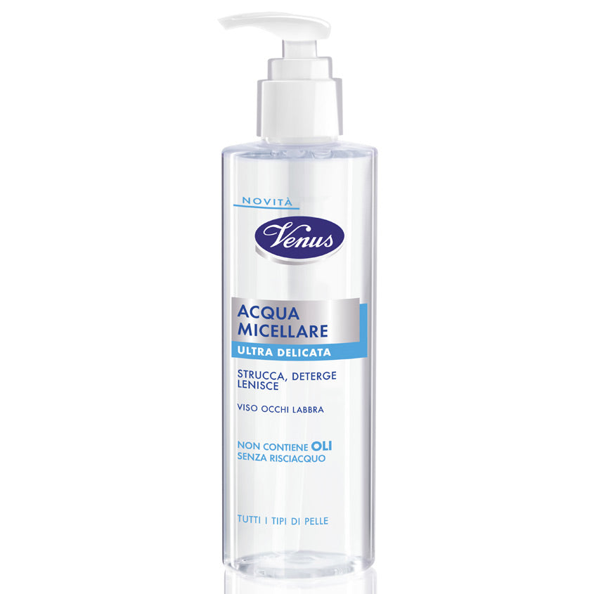 VENUS Ultra delicate micellar cleansing water f/face, eyes, lips 400ml