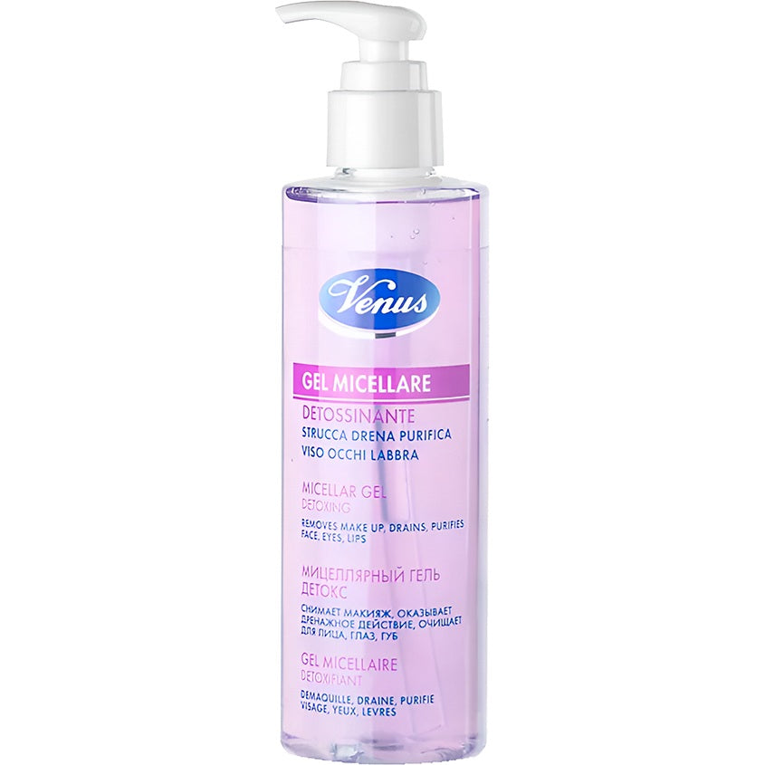 VENUS DETOXING MICELLAR GEL FACE-EYES-LIPS 200ML