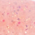 12 Peach with gold glitter