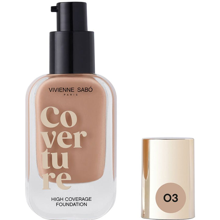 FOUNDATION WITH DENSE COVERAGE COUVERTURE TONE 03 28ML