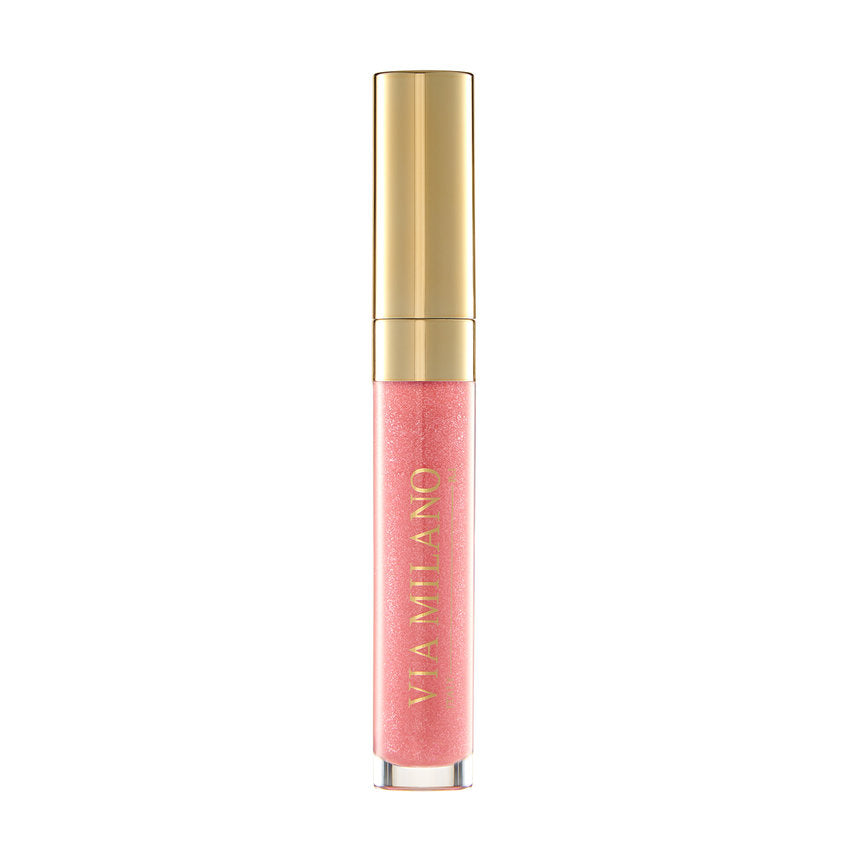 VIA MILANO SHIMMER LIP GLOSS EXTRA SHINE & 3D EFFECT vit.E 402 TEA ROSE 4,5 ml