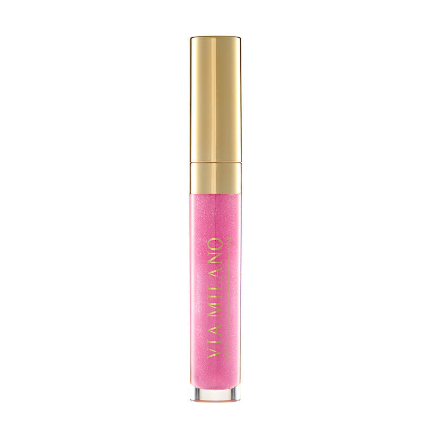 VIA MILANO SHIMMER LIP GLOSS EXTRA SHINE & 3D EFFECT vit.E 406 ROSY GLOW 4,5 ml