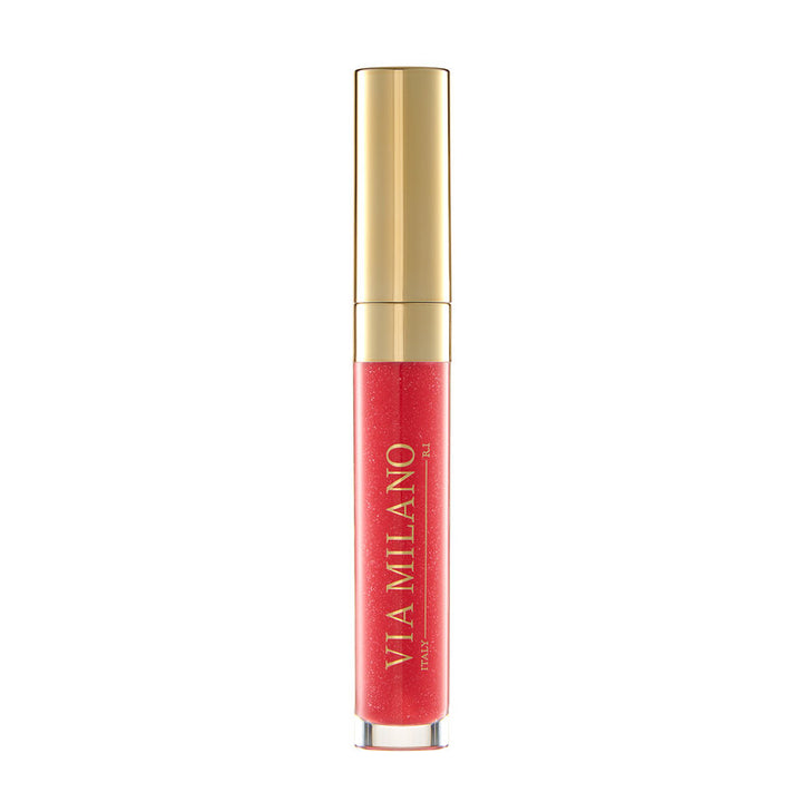 VIA MILANO SHIMMER LIP GLOSS EXTRA SHINE & 3D EFFECT vit.E 410 CORAL 4,5 ml