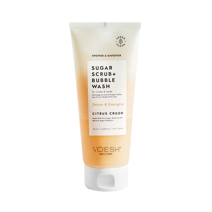 Voesh Sugar Scrub & Bubble Wash-Citrus Crush 210g