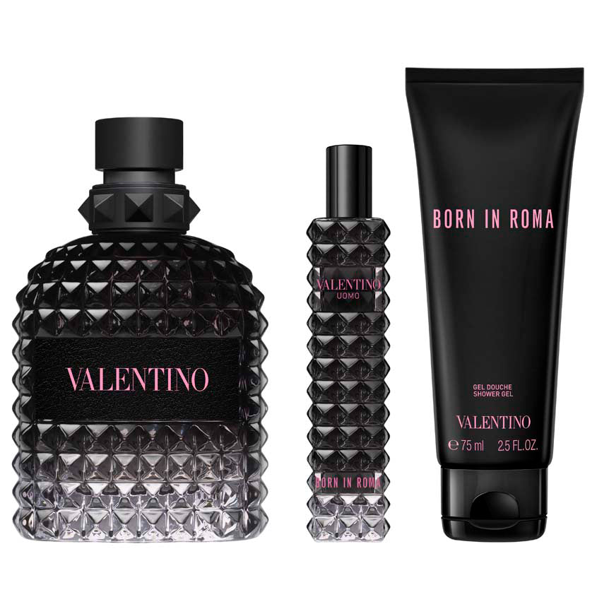 VALENTINO UOMO BORN IN ROMA SET' HOL23 (EDT 100ML + SG 75ML + EDT 15ML) – online store