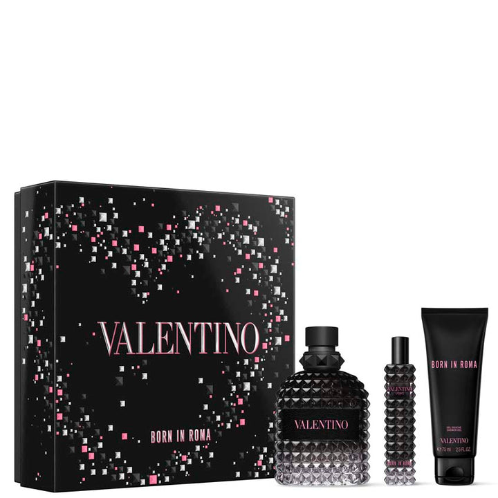 UOMO BORN IN ROMA SET' S1 23 (EDT 100ML + SG 75ML + EDT 15ML)