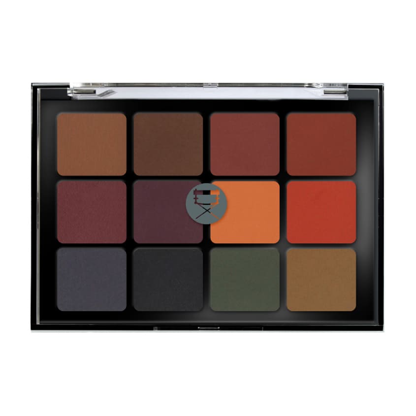 12 Colour Eyeshadow Palette Dark Matte