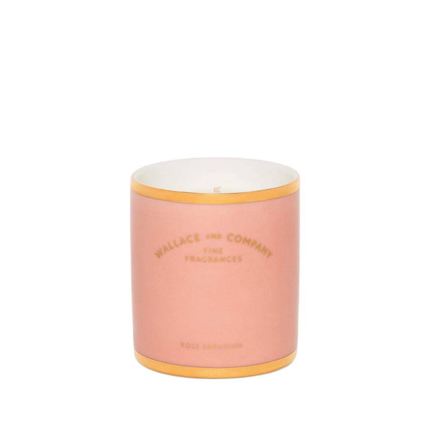 WALLACE & COMPANY ROSE GERANIUM CANDLE 300 ML