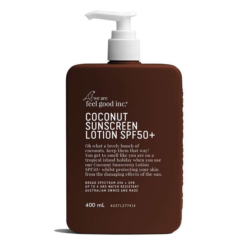 WE ARE FEEL GOOD Coconut Sunscreen Lotion SPF50+