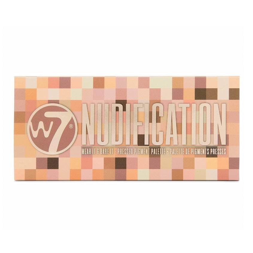 W7 COSMETICS NUDIFICATION PRESSED PIGMENT PALETTE 12G – توصيل مجاني