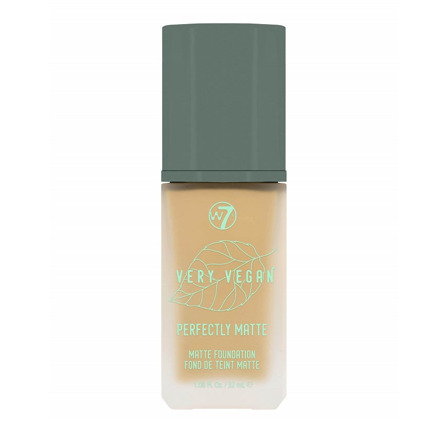 W7 COSMETICS VERY VEGAN MATTE FOUNDATION NATURAL BEIGE 32ML