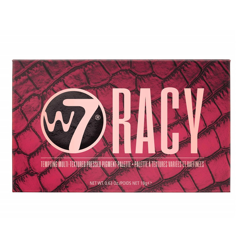 W7 COSMETICS RACY TEMPTING MULTI TEXTURED PRESSED PIGMENT PALETTE 18G – شراء أونلاين