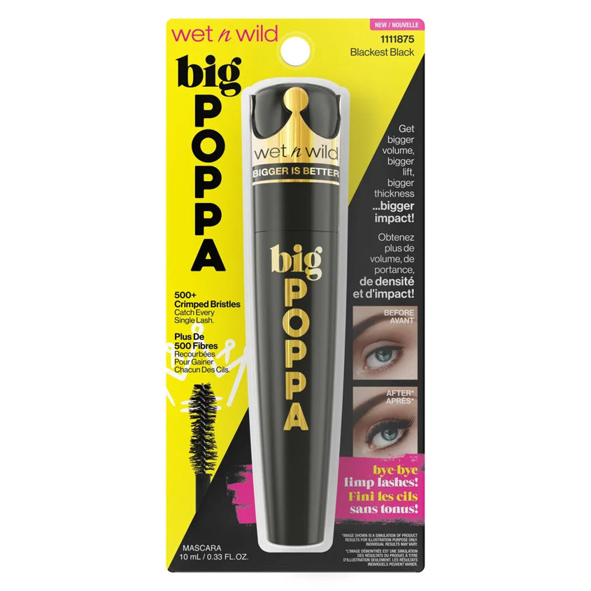 WET&WILD BIG POPPA MASCARA BLACKEST BLACK – photo 5