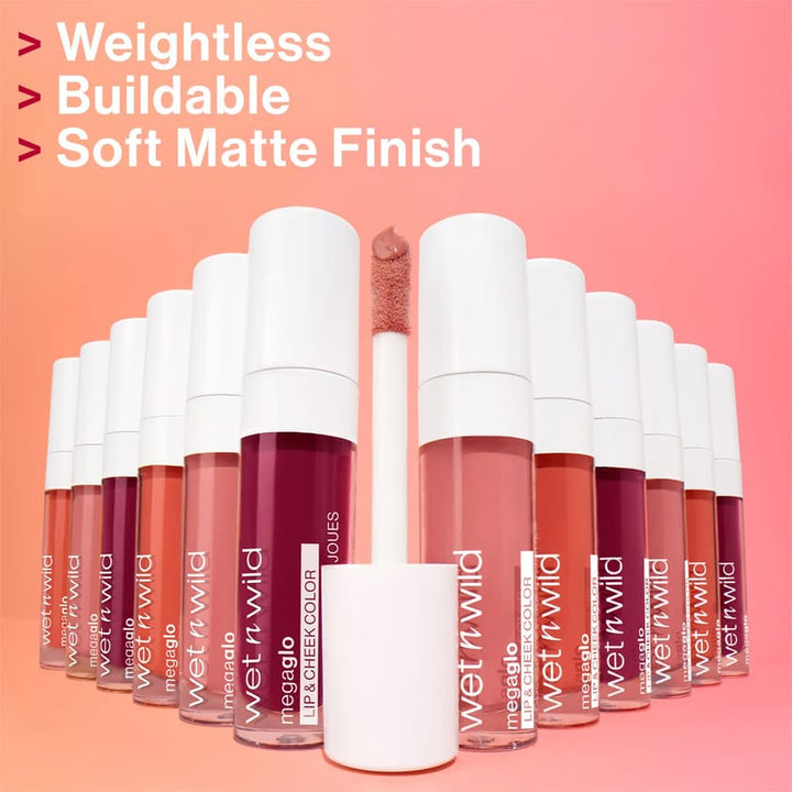 MEGA GLO LIQUID LIP&CHEEK TINT ROSY ROMANCE