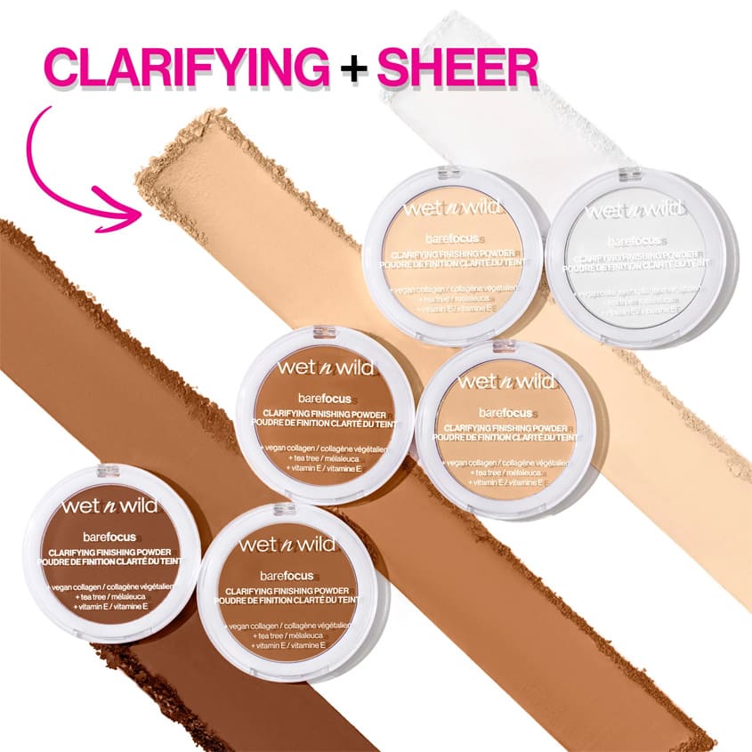 WET&WILD BARE FOCUS CLARIFYING FINISHING POWDER LIGHT/MEDIUM – free delivery