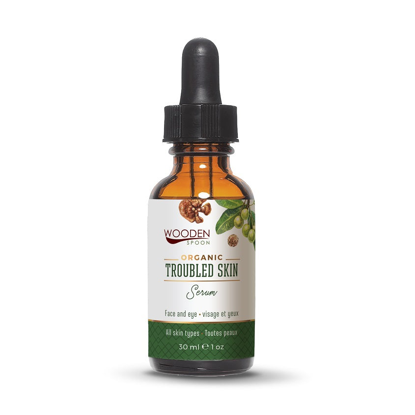WOODEN SPOON TROUBLED SKIN SERUM FACE AND EYE 30ML