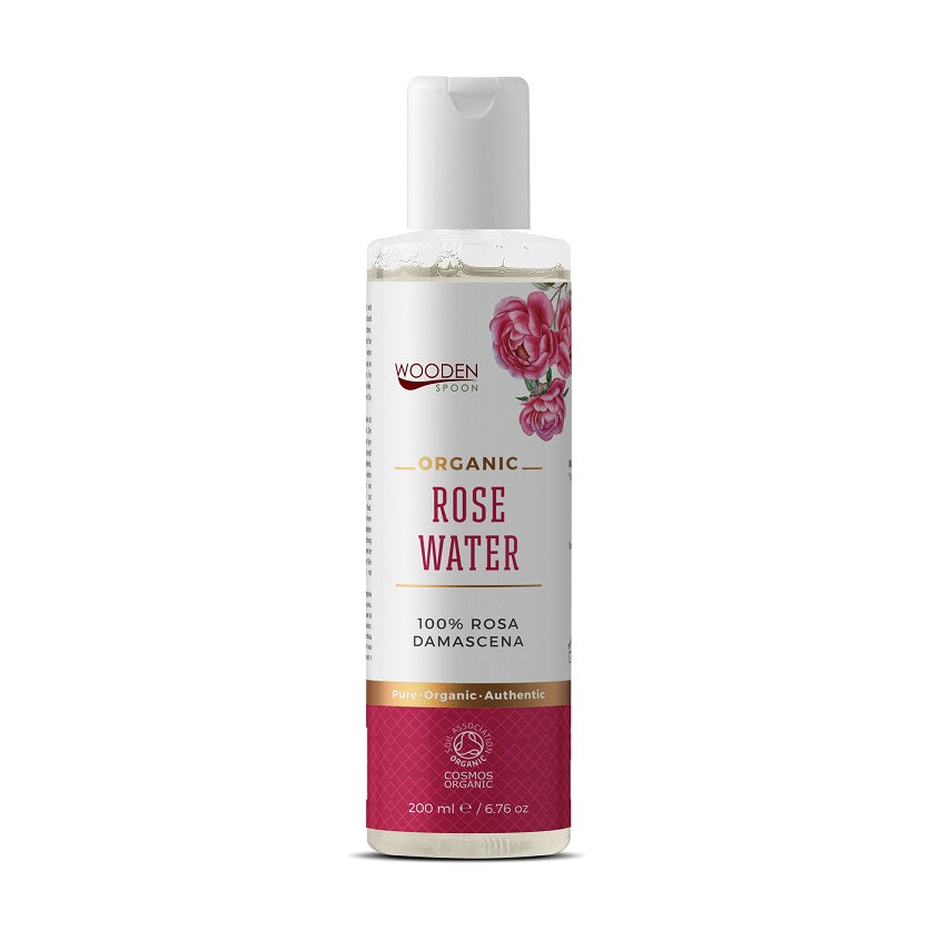 WOODEN SPOON ROSE WATER 100% ROSA DAMASCENA 200ML