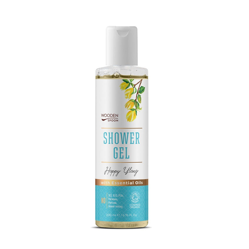 WOODEN SPOON SHOWER GEL HAPPY YLANG 200ML