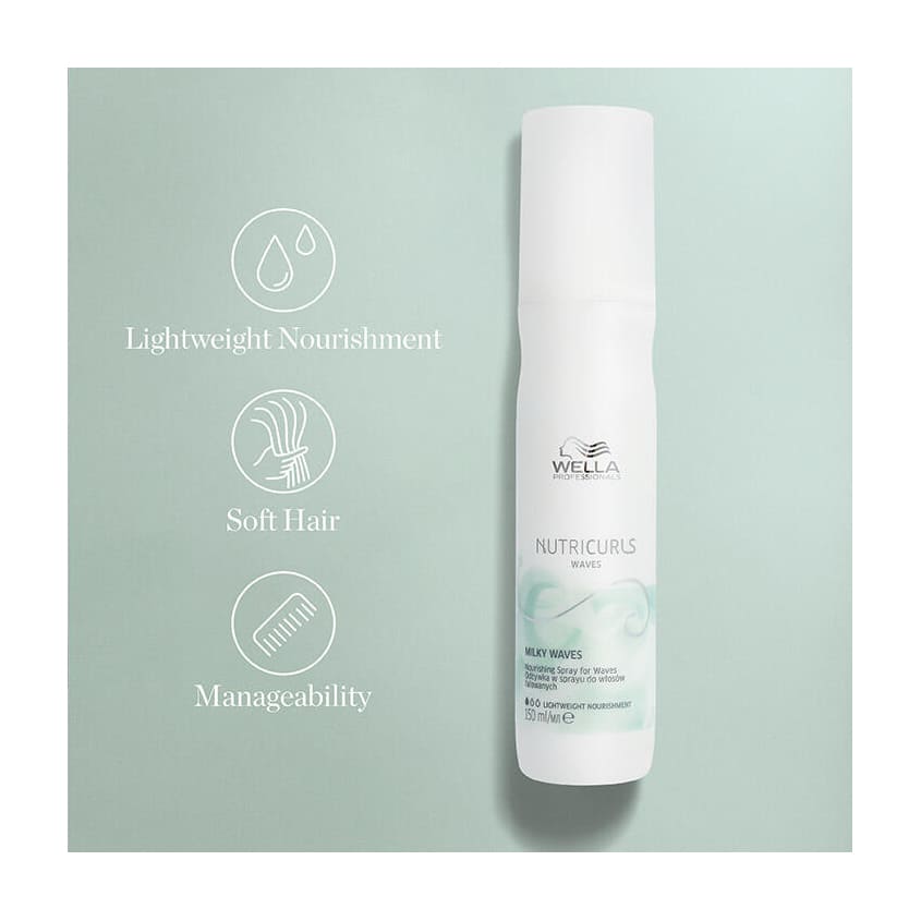 Nutricurls Milky Waves Leave-In Nourishing Spray
