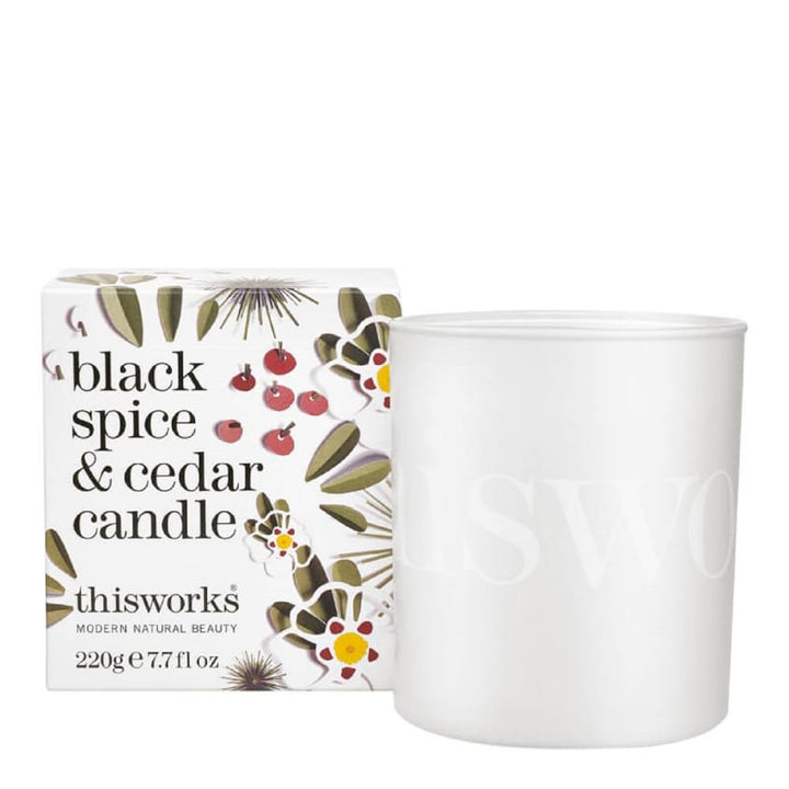 Black Spice & Cedar Candle