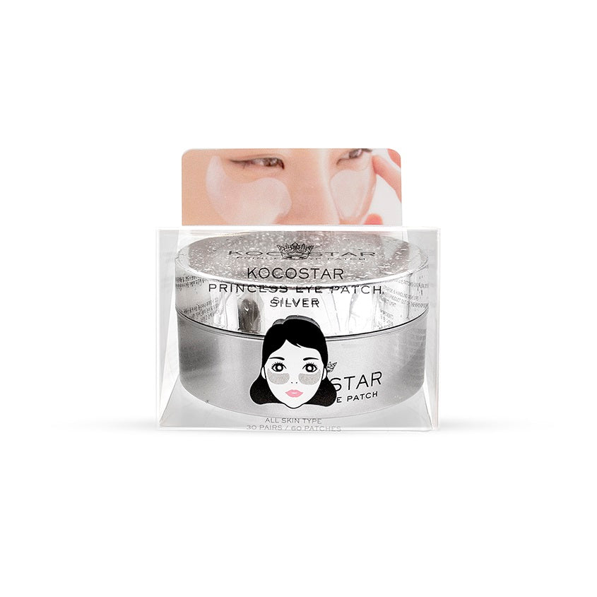 KOCOSTAR EYE PATCHES HYDROGEL 60 PATCHES/30 PAIRS SILVER 90G