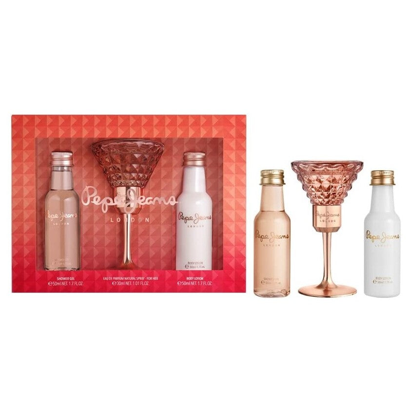 PEPE JEANS SET FOR HER(EDP 30ML+BL 50ML+SG 50ML)